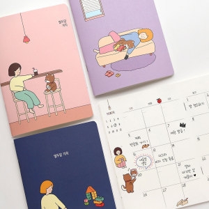 핑크풋 2500 열두달 먼슬리플래너 (랜덤발송)