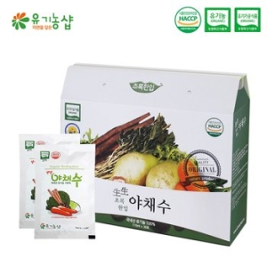  유기농샵 초록한입 생생 야채수 150ml 30포 [1개]