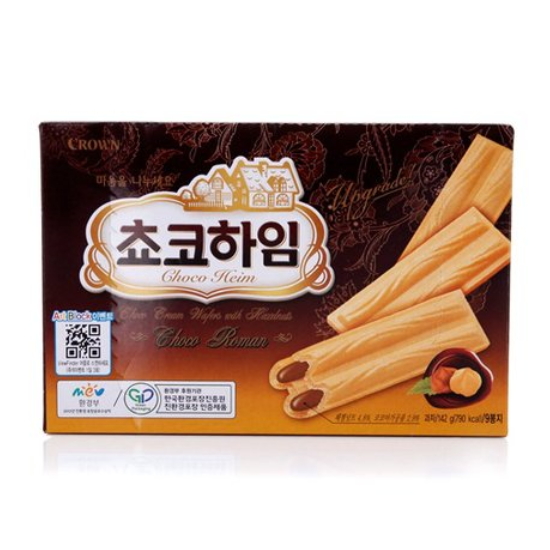 크라운제과 초코하임 142g이미지입니다. 누르면 해당 게시물로 새창이동합니다.