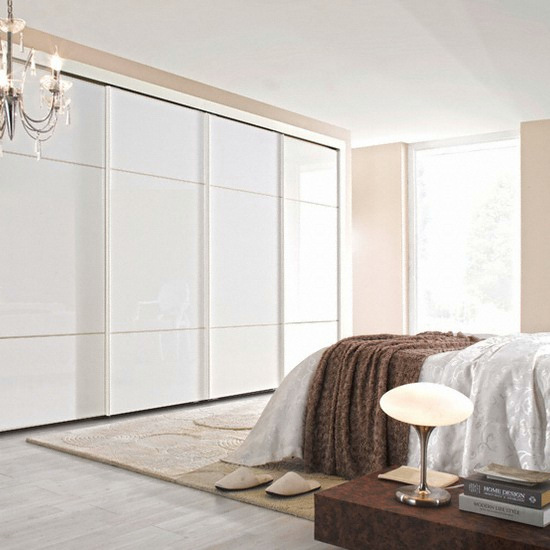 마로니가구 라인글로시 슬라이딩 붙박이장 행거형 (270cm)