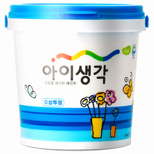 삼화페인트 아이생각 수성 투명 바니쉬 (4L)