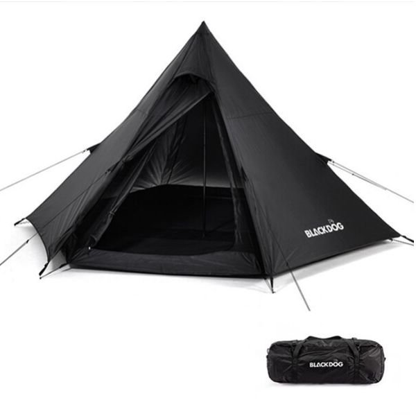 블랙독 실버코팅 헥사곤 티피텐트_이미지