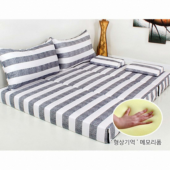 슬릭스 3단 접이식 메모리폼 매트리스 S (12cm)_이미지