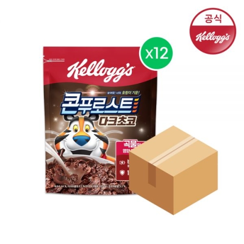 켈로그 콘푸로스트 다크초코 550g (12개)_이미지