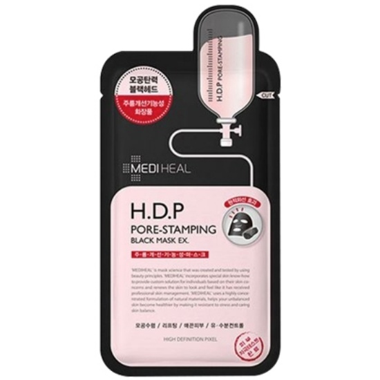 엘앤피코스메틱 메디힐 HDP 포어스탬핑 숯 미네랄 블랙마스크팩 (40매)