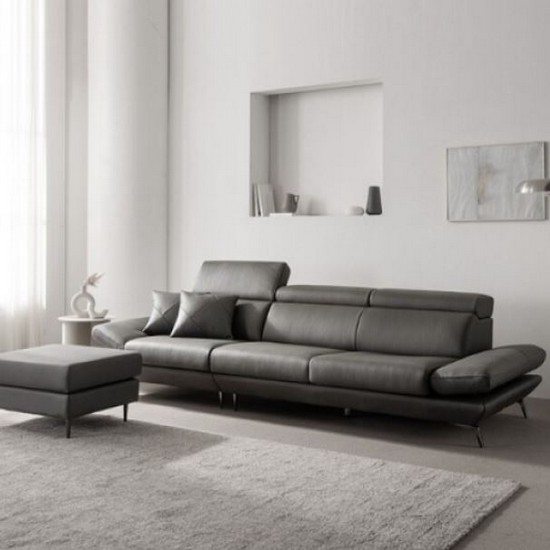 BIF보루네오 디에르 레브 천연통가죽 소파 3.5인용 (스툴포함)_이미지