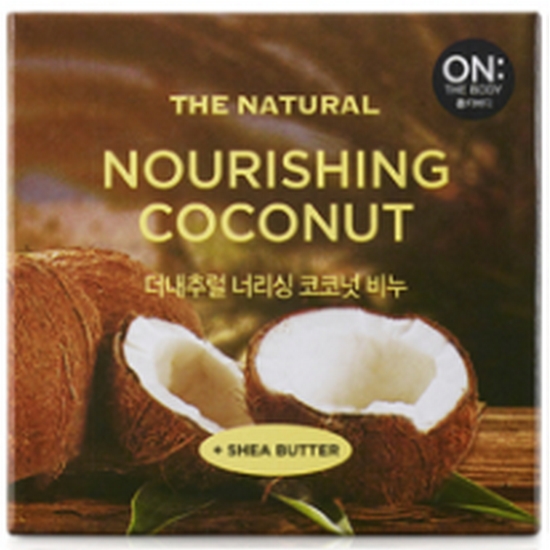 LG생활건강 온더바디 더내추럴 너리싱 코코넛 비누 90g (12개)