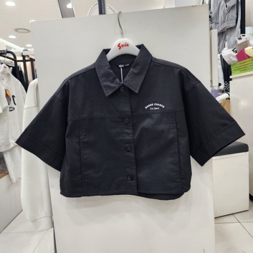 블랙 하이틴 크롭 자켓 24M5551_SC