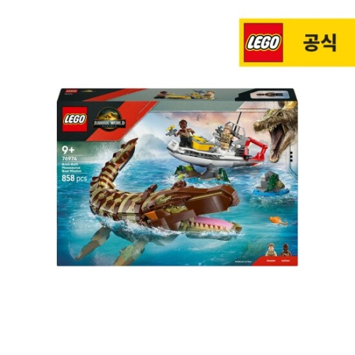 레고 브릭 조립식 모사사우루스 보트 미션 (76974) (일반구매)_이미지