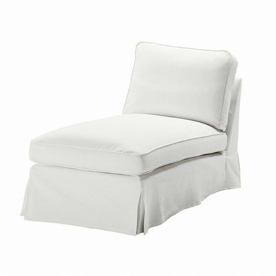 이케아 EKTORP Chaise longue (화이트)