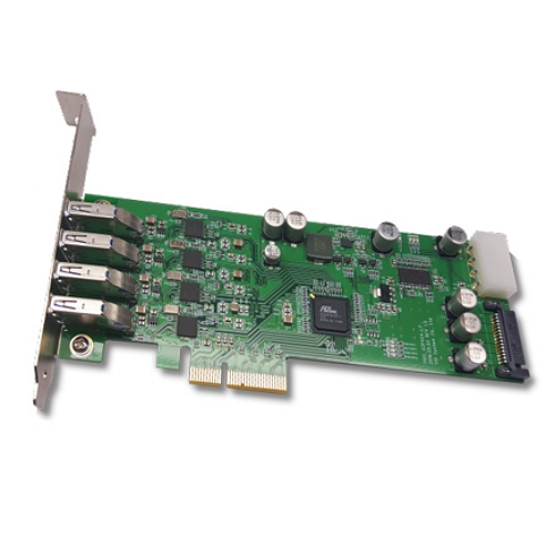 여의시스템 YOI-U3P4X4-LP 4포트 USB 3.0 PCIe 카드