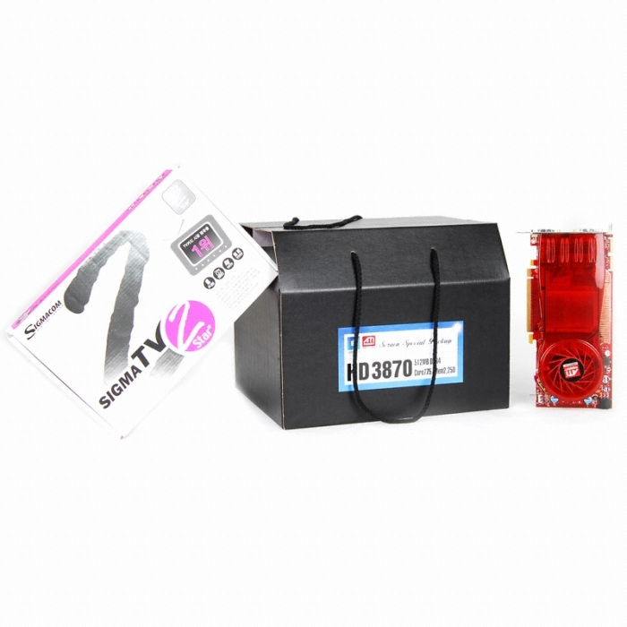 시그마컴 ATI Radeon HD3870 512M + TV2 Star