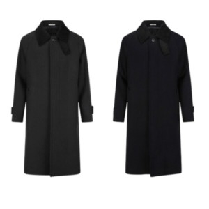 신성통상 지오지아 패플 2컬러 카라 코듀로이 발마칸 롱 코트_ABE4CG1104