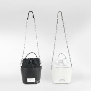 마르지엘라  S61WG0035 P0396 H7736 5AC 레더 버킷백 화이트 S61WG0035P0396H7736