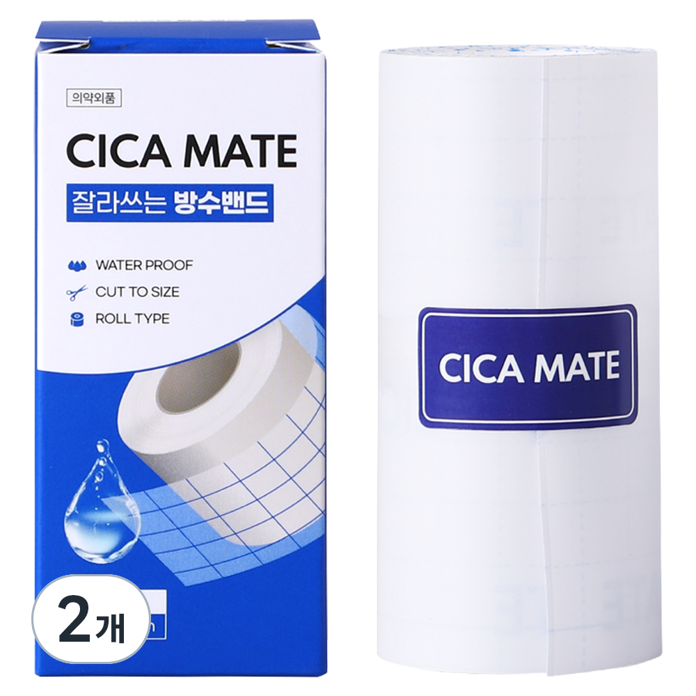시카메이트 롤타입 잘라쓰는 방수밴드 10cm x 3m (3개)_이미지