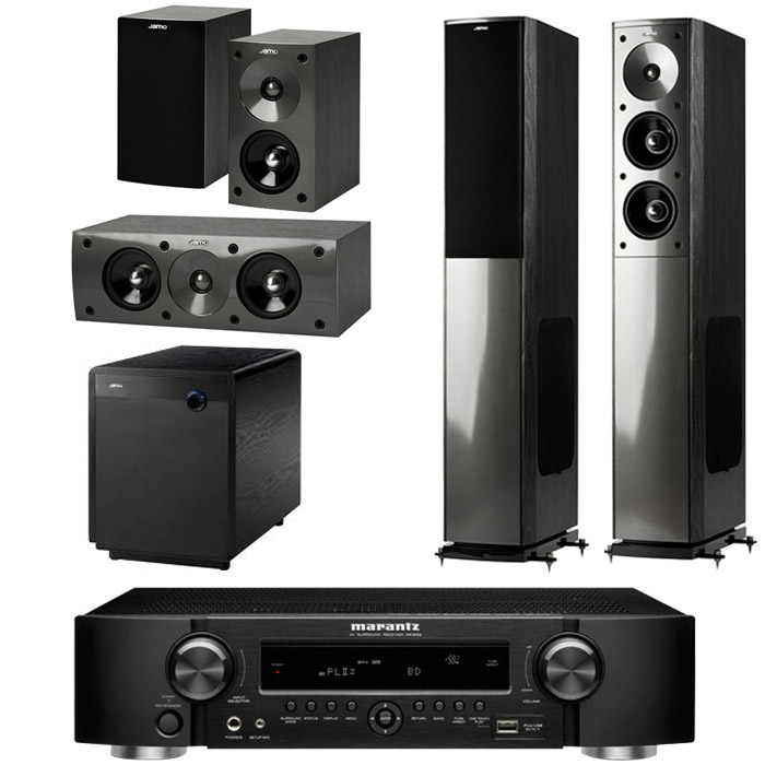 야모 S606 5.1채널 + 마란츠 AV리시버 (NR1602, SUB-300)_이미지