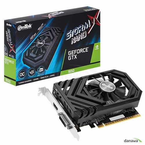 이엠텍 지포스 GTX 1650 STORM X NANO OC D5 4GB