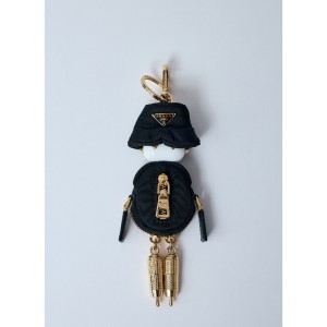 프라다 시그니처 로고 플라크 키링 백 참 1TR106 2C3K F0002_이미지