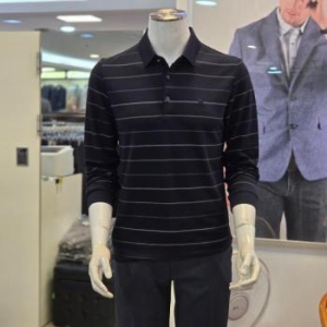 서광모드 세이브존07 요꼬무늬 줄무뉘티셔츠 소매쉬보리 편하고 세련미뿜뿜 SMPC S19385082_이미지