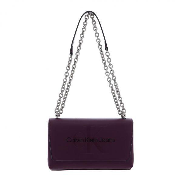 캘빈클라인 여성 CKJ 스컬프티드 컨버터블 EW 플랩 아마란스 10739164