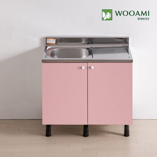 우아미가구 스텐 개수대 (90cm)_이미지