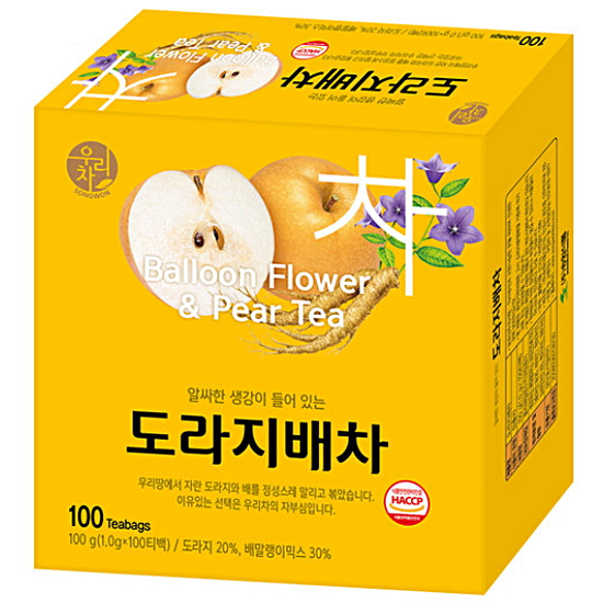 송원식품 도라지배차 1g 100티백 (12개)_이미지