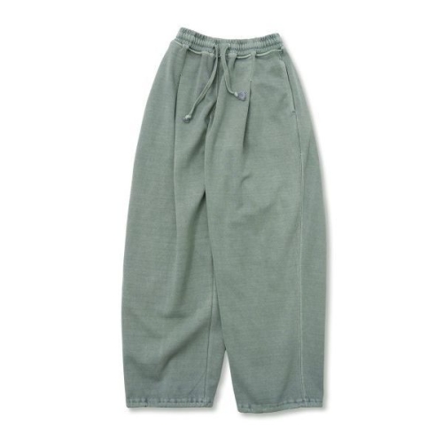 피그먼트 HOOVES 후브스 다잉 원턱 스웻팬츠 카키 230019_이미지