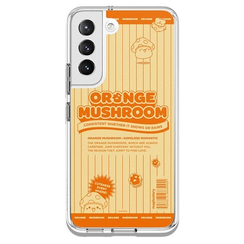 엘라고 갤럭시S22 플러스 메이플스토리 주황버섯 케이스