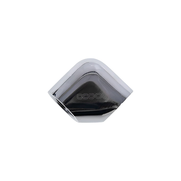 ALPHACOOL Eiszapfen 90도 피팅 (크롬)_이미지