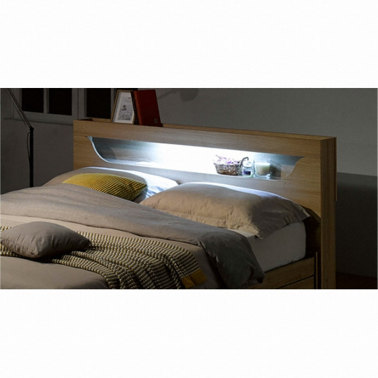 파로마 티파니 수납 LED침대 SS (40T라텍폼스독립)_이미지
