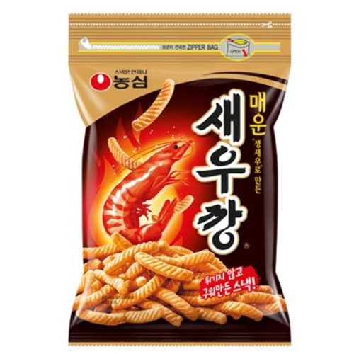 농심 매운 새우깡 400g (12개)