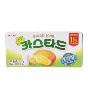 롯데 출출할때 롯데 카스타드 138g 사무실 유치원 회사 간식 파이 과자 학원 어린이집 공부방_이미지