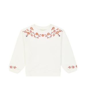 봉쁘앙 Dolores 엠브로이더리 코튼 블렌드 스웨트셔츠 P00908155