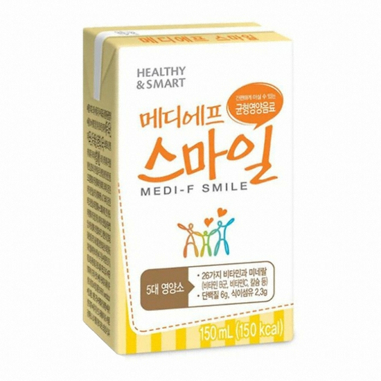 한국메디칼푸드 메디푸드 메디에프 스마일 150ml이미지입니다. 누르면 해당 게시물로 새창이동합니다.