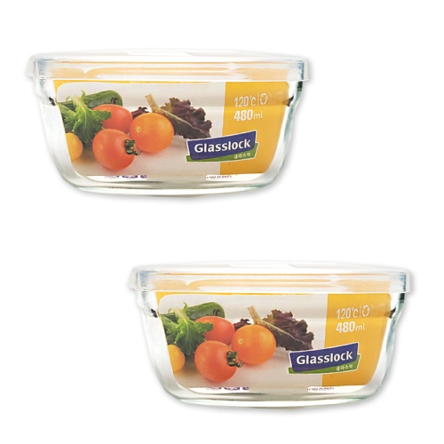 사각화채볼 480ml 2개