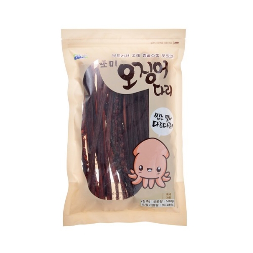 조미 오징어 다리 장족 500g