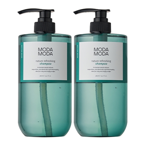 모다모다 네이쳐 리프레싱 샴푸 코튼 머스크 980ml