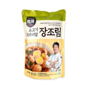더본코리아 빽쿡 소고기 메추리알 장조림 1.2kg이미지입니다. 누르면 해당 게시물로 새창이동합니다.