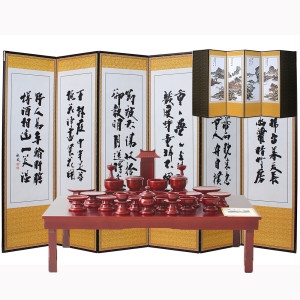 조은세상 제수용품 세트 병풍 제기세트 교자상 제사 성묘 차례 남원 제사 용품_이미지