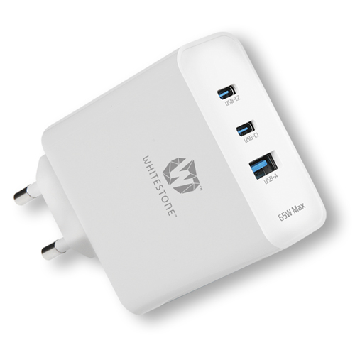 화이트스톤 PD 65W 3포트 GaN 충전기 RH-PD65W