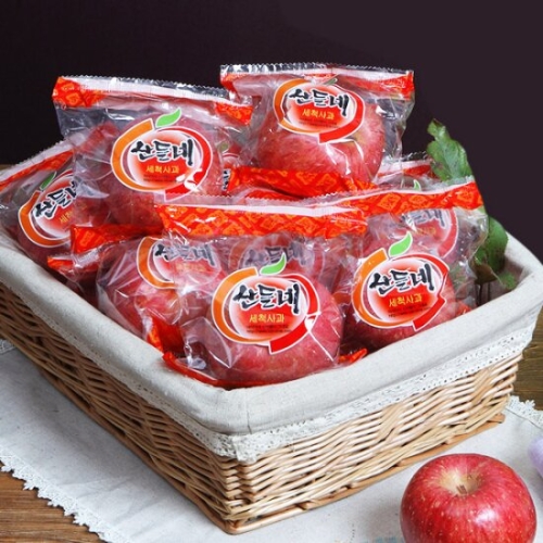 24년햇 껍질째 먹는 경북세척꼬마사과 4.5kg 28-33과내