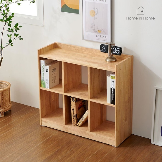 홈인홈  에디터의 서재 원목 베이직 오픈 책장 3X2 830 (1개)