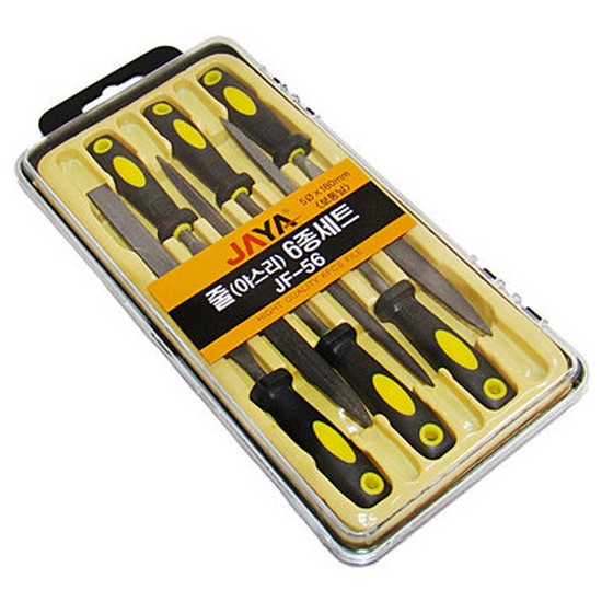 자야 줄 야스리 세트 JF-56 (6pcs)_이미지