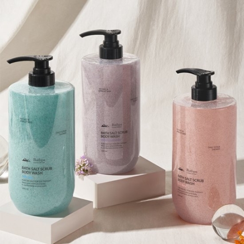 바스파 베스 솔트 스크럽 바디워시 장미향 1000ml