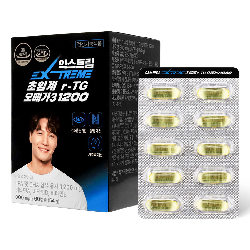 익스트림  초임계 알티지 오메가3 1200 60캡슐 (1개)