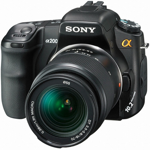SONY 알파 A200 렌즈세트 (18-70mm,75-300mm)_이미지