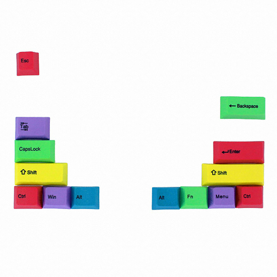 Polychromy 14Key PBT 승화 영문 정각 키캡