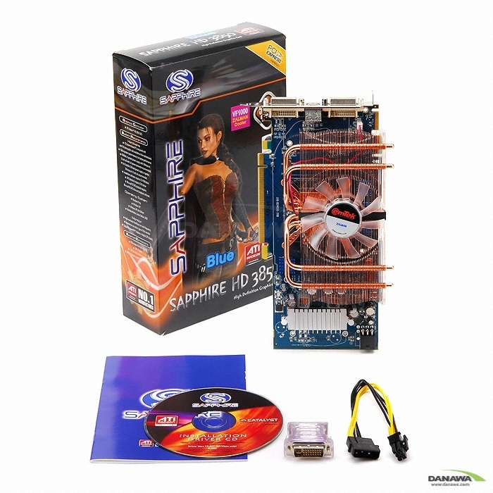 SAPPHIRE 라데온 HD 3850 Blue 512MB VF1000 이엠텍_이미지