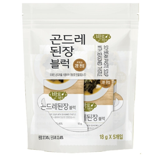 바로먹쿡 곤드레된장블럭 5입