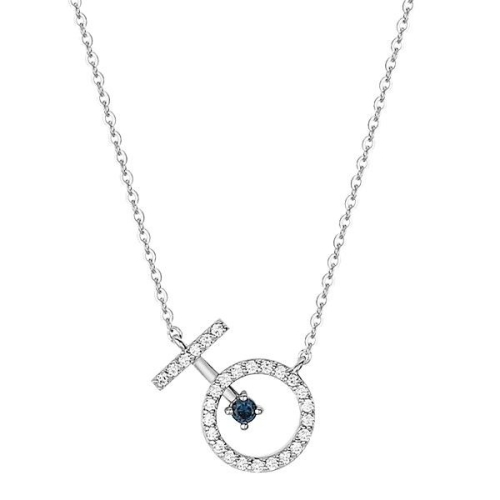 미니골드 아델라 14k 이글아이 목걸이 화이트골드 NOTS4047W_MA_이미지